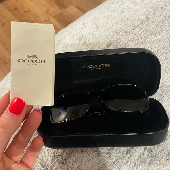 Coach Brown Tortoise Sunglasses - Picture 9 of 15